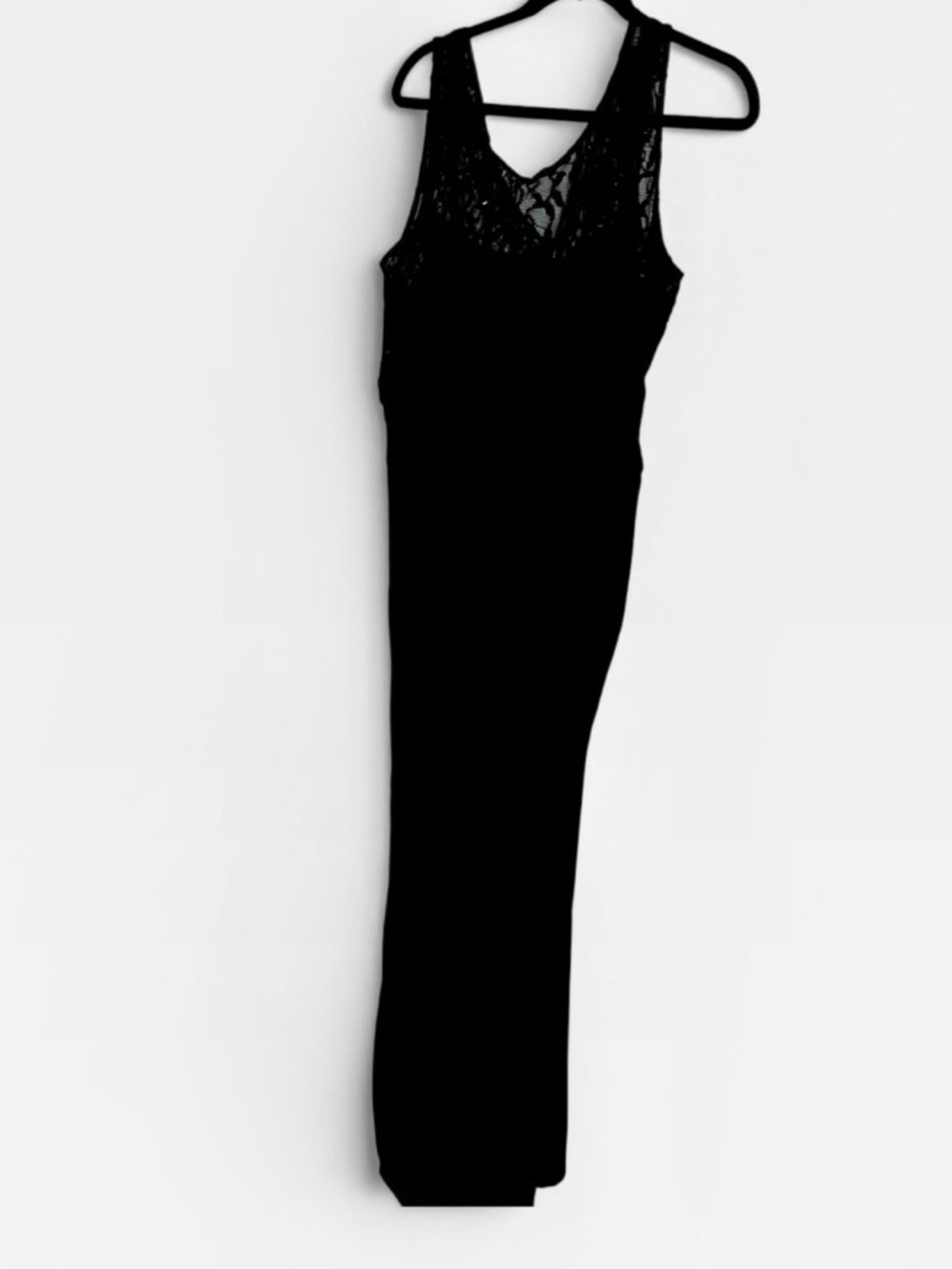 R&m Richards black lace evening gown formal dress size 14